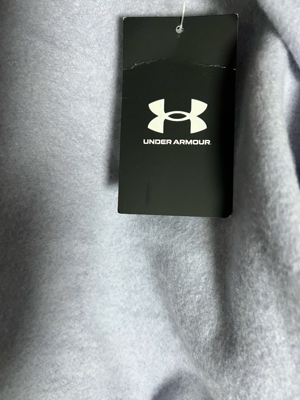 Under Armour Women's Lavender Cropped Hoodie Sweater Cropped New Size large - Picture 4 of 5